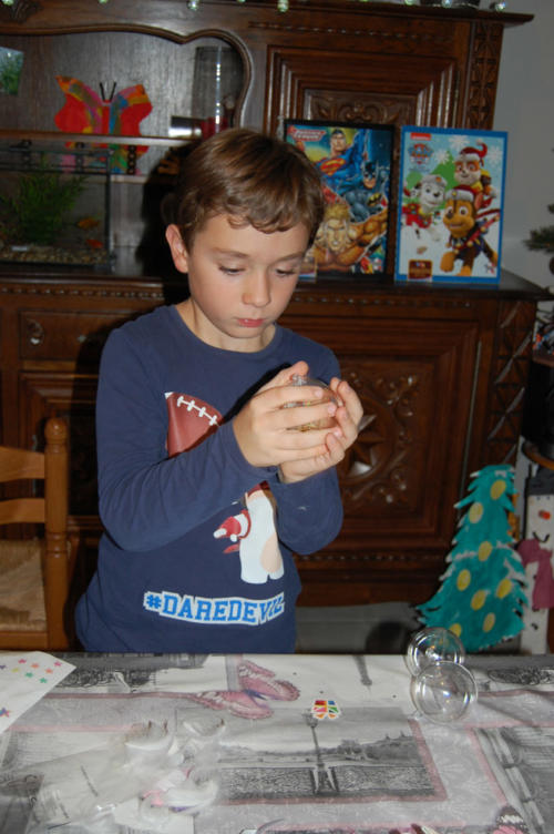 Quentin ferme la première boule